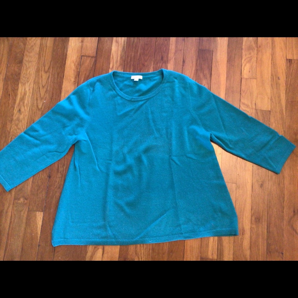Garnet Hill Cashmere Sweater XL New